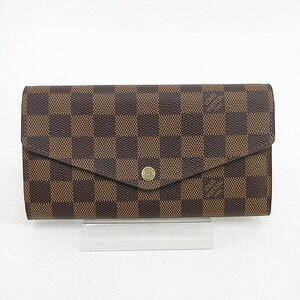 Louis Vuitton Damier Portefeuille Wallet Sarah Long